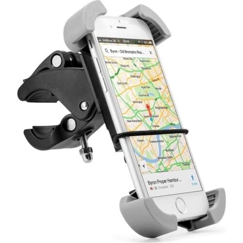 Universal Smartphone Bicycle Handlebar Mount Holder Bike Rail Mount for for 3.5 to 5.5 inch Smart Phones