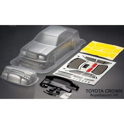 1/10 RC Car Clear PC Body Shell 190mm TTOYOTA/CROWN D1GP Goodyear On Road Drift Yokomo Houring Tamiya HPI Kyosho HSP Redcat FS