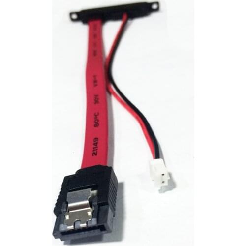 2-in-1 7Pin SATA DATA + 2Pin FDD Floppy Power Combo 7+15 Pin 22P SATA Conjoint CD/DVD HD Cable