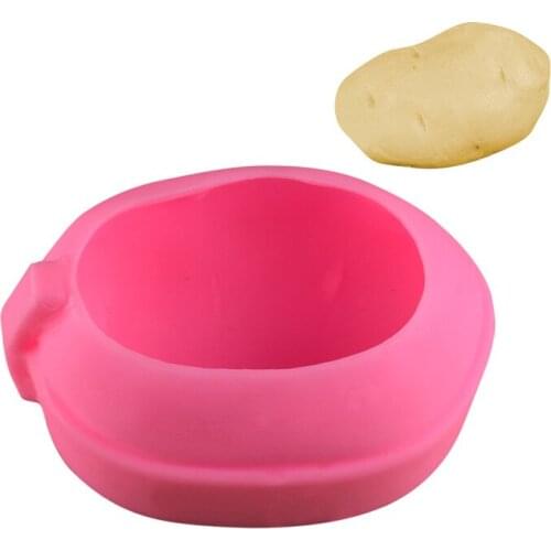 3D Potato Shape Fondant Silicone Mold Mu Si Cake Silicone Mold Gypsum Silicone Mold DIY for Wholesale Drop Shipping
