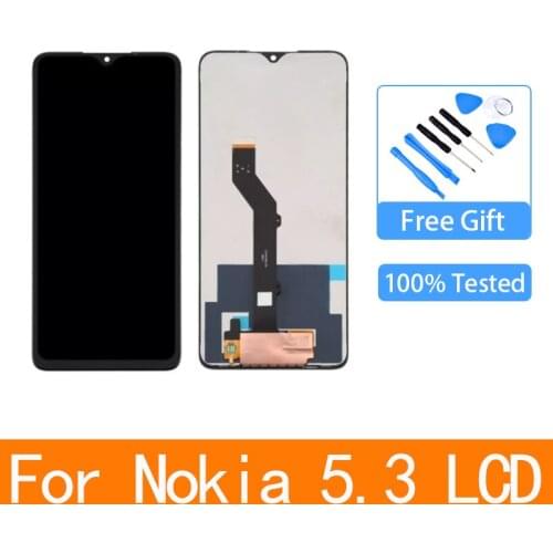 6.55" ORIGINAL Display for Nokia 5.3 LCD TA-1234 Display Touch Screen Replacment TA-1227 TA-1229 TA-1223 for Nokia 5.3 display