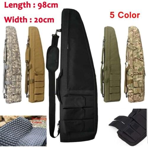 98cm Tactical Rifle Backpack Outdoor Hunting Shooting Rifle Gun Carry Shoulder Bag With Shoulder Strap Hunting Equipment