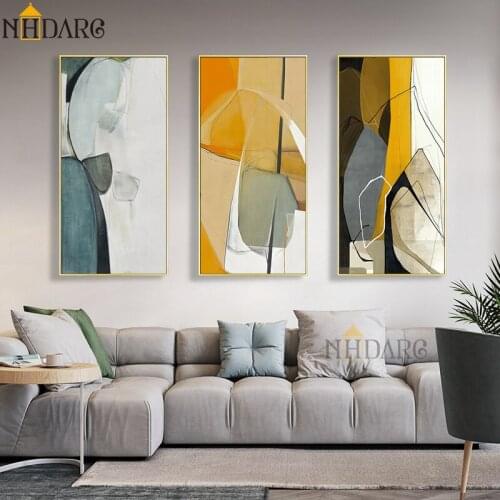 Modern Style Canvas Abstract Painting Wall Art Poster and Print Decorative Picture Fashion Home Decoration