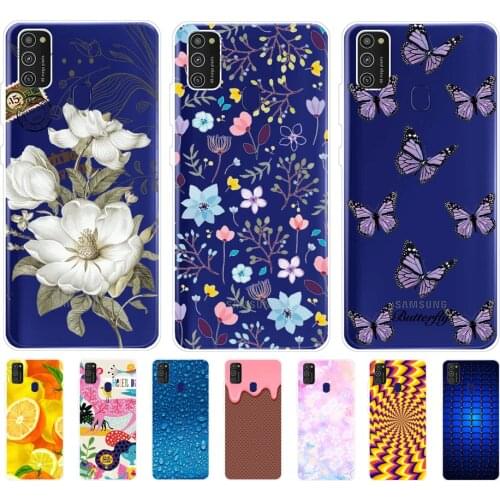 For Coque Samsung Galaxy M21 M30s Case Clear Transparent Soft TPU silicone Phone Back Cover For Samsung M21 M 21 SamsungM21 Case