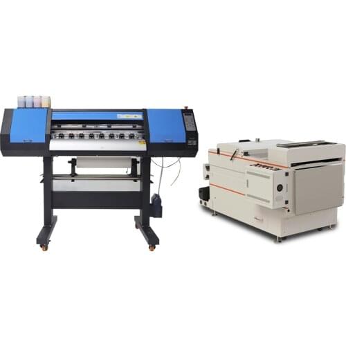 Digital Heat Transfer PET Film Printing Machine Clothe Printer for Garment+Powder Shaking Drying Machine DTF Printer for T-Shirt