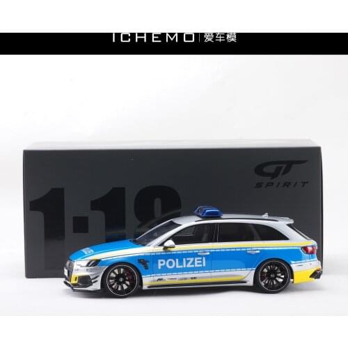 GT Spirit 1:18 audis ABT RS4-R Avant police car Collect resin die-casting simulation models of car toys