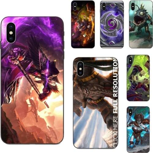 Hero Hearthstone Naxxramus Soft Silicone TPU Black Phone Cases Covers For Apple iPhone X XS Max XR 4 4S 5 5S SE 6 6S 7 8 Plus