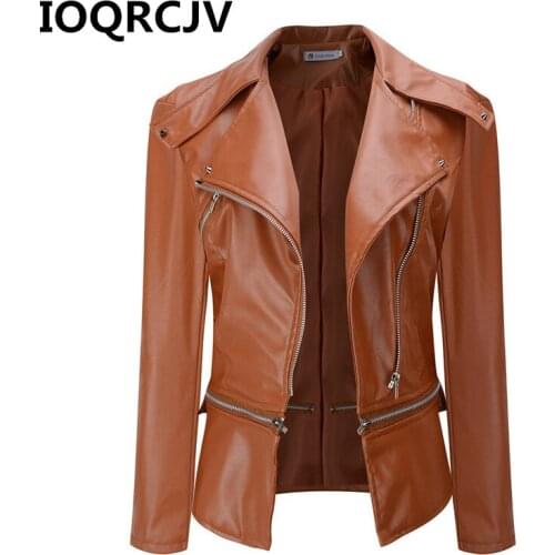 IOQRCJV Women's Leather Jackets
