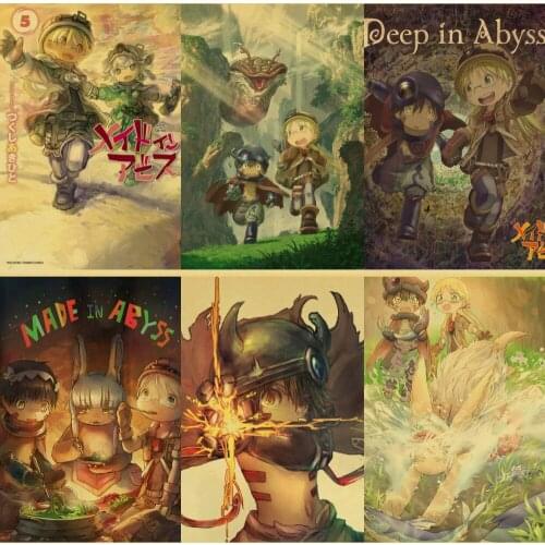 Full Square&Round Diamond Painting Cute Anime Made In Abyss 5D Diamond Embroidery Mosaic Cross Stitch Kits Home Decor Gift