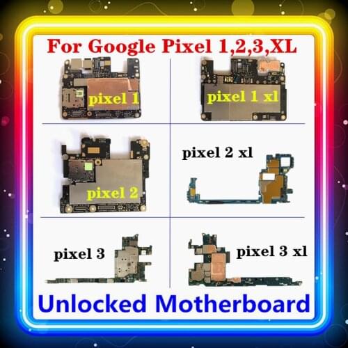 For LG Google Pixel 1,2,3 XL Motherboard 100% Replaced Original Clean Mainboard With Full Chips Android OS Installed Logic Board