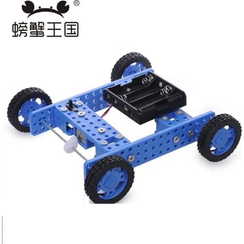 1Set Two Flooding Car Model Educational Puzzle Toys Entertainment Tool Assembled DIy Intelligence Game For Children And Adult