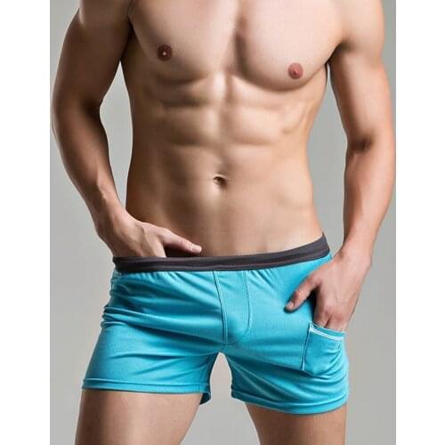 Superbody Sexy Mens Underwear Boxer Sports Shorts Trunks High Quality Brand Man Home Lounge Casual Wear Clothing Boxer Slacks