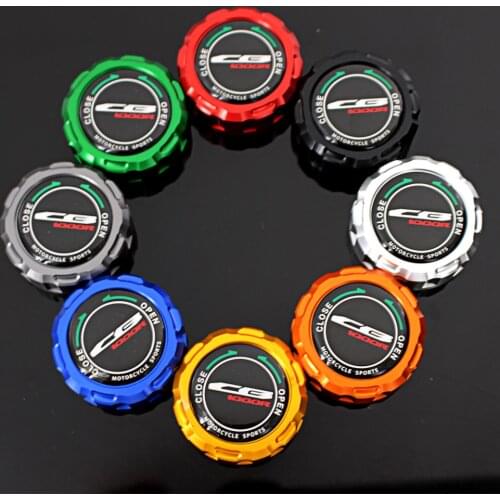 New 8 colors Motorcycle Filter Fluid Rear Brake Master Cylinder Oil Reservoir Cover Cap For Honda CB 1000R CB1000R 2011-2014
