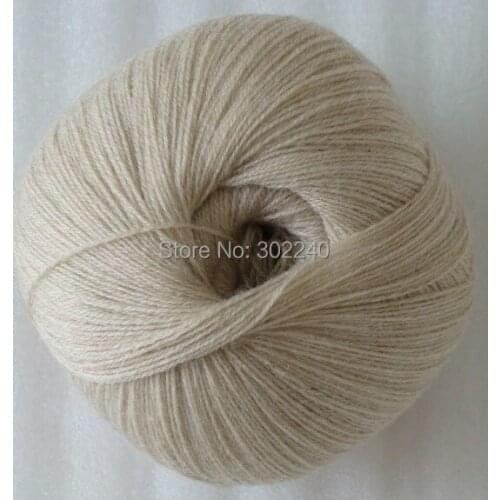 Sale 1balls X 50g LACE soft pure high quality cashmere Yarn Knitting beige 086