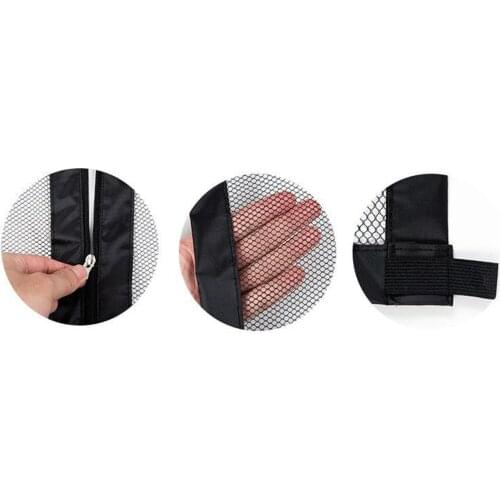 Pet Dogs Mesh Gate Safety Fence with Latest Zipper Design for Hall