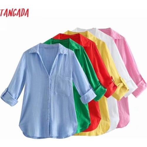 Льняные блузки Tangada China At AliExpress