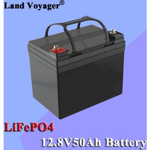 Land Voyager 12V 50Ah Lifepo4 Battery Pack Cell Waterproof Lithium Ion Batteries With 100A BMS for Inverter, Boat Motor