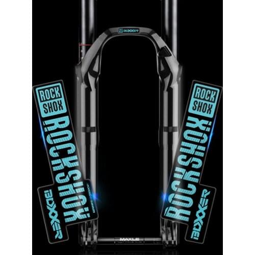 2018 rockshox BOXXER mountain bike front fork decals bicycle rockshox front fork stickers