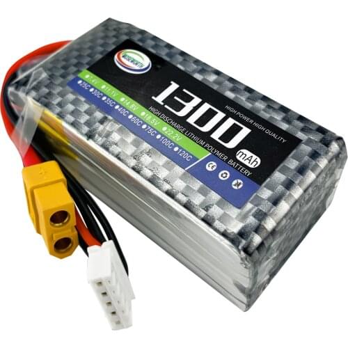 3S 4S 6S 11.1V 14.8 22.2V 1300mAh 2200mAh 75C Lipo Battery For RC Helicopter Car Quadcopter Airplane Drone Remote Control Toys