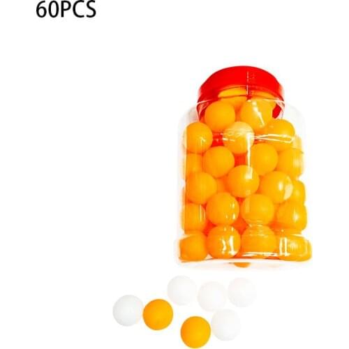 60pcs Ping Pong Ball 40mm Lightweight Corrosion Resistant Durable damp-proof PVC Professional Training Ping Pong Balls