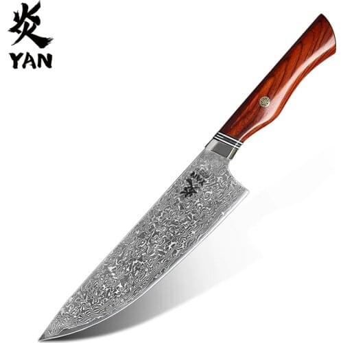 8"inch Stainless Steel Santoku knife Kitchen Knives Chef knife Sharp Cleaver Slicing paring damascus knife for Kitchen cooking