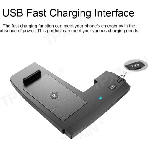 Car Wireless Charger for Ford Edge 2018 Intelligent Infrared Fast Sensitive Charging Phone Holder