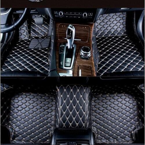 Car floor mats for Cadillac SLS ATSL CTS XTS SRX CT6 ATS Escalade auto accessories car styling Custom auto mats Black/red/Gray