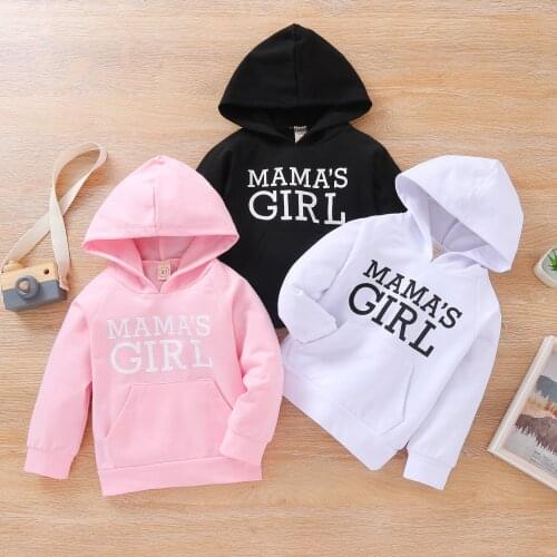 Autumn Baby Kids Hoodies Toddler Baby Girls Boys Mama Pullover Sweatshirt Tops Hoodie Long Sleeve Sweater Child Clothing