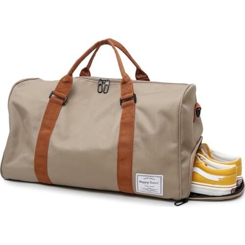 Casual Travel Duffle Weekender Boston Bags Oxford Fitness Sports Outdoors Bags Large Handbags With Crossbody Strap For Men/Women