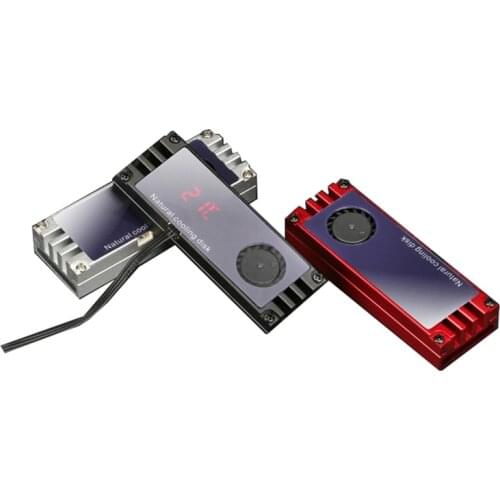 M.2 SSD Radiator 4PIN 12V Aluminum Alloy OLED Display 22802/22110 SSD Heatsink MSI dragon, ROG, AORUS, TEMP