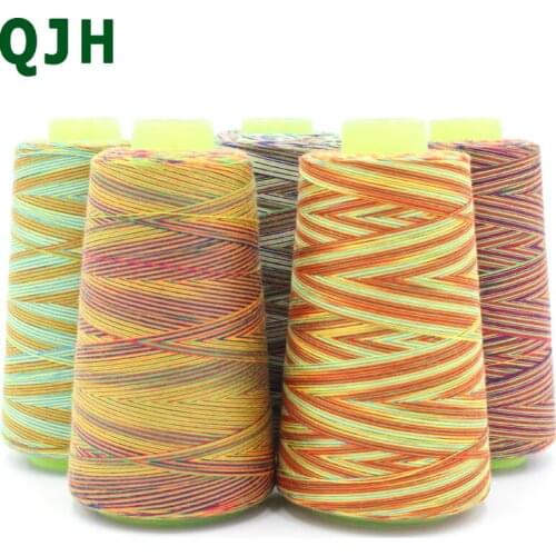 High quality Rainbow Color Sewing Thread Hand Quilting Embroidery Sewing Thread Home DIY Sewing Yarn Knitting Accessories