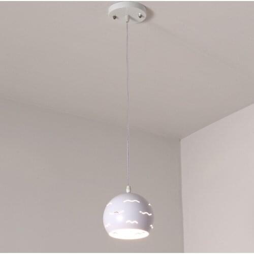 Modern Pendant Light Gift E27 Led bulb Hanging Lamp Dinning Room Kitchen White Iron Decor Home Lighting Fixtures 110-240V