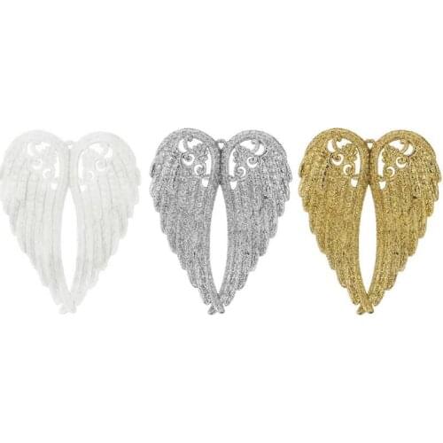 Home decoration Christmas tree pendant pendants Christmas glitter angel flying deer explosion star snowflake small pendant