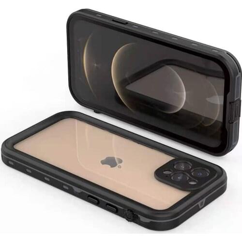 FeelMe IP68 Waterproof Case For iPhone 12 Pro Max Case Underwater Diving Shockproof Cover For IPhone12 Pro Swimming Sport Coque