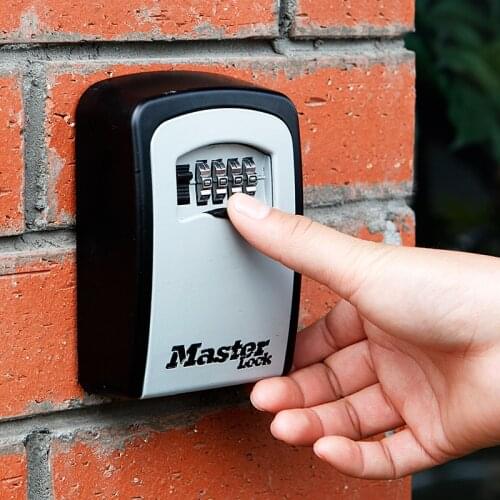 Master Lock Key Safe Box Wall Mount Combination Password Lock Metal Alloy Garage Factory Outdoor Keys Storage Box Security Safes