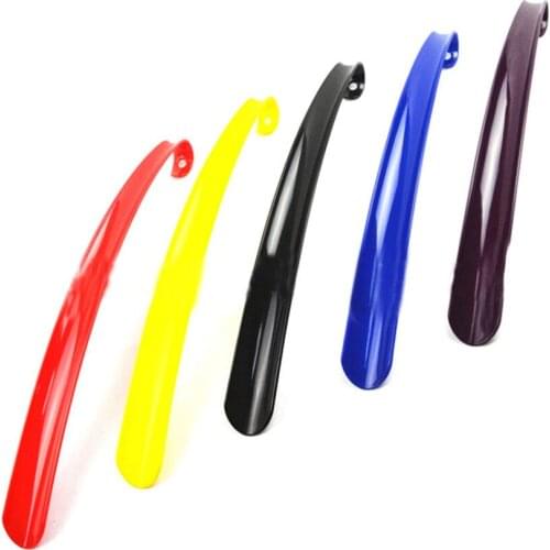 1pc Extra Long Plastic Shoe Horn Remover Disability Mobility Aid Flexible Stick Random Color