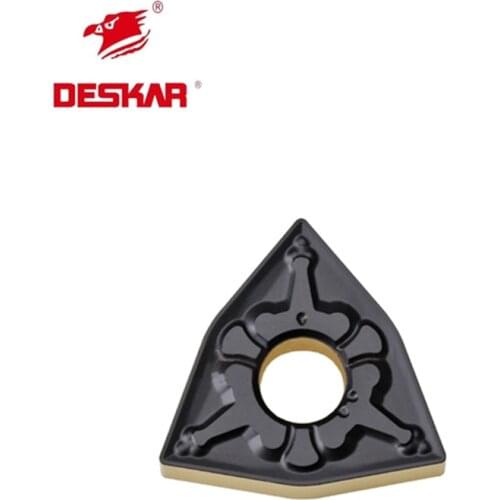 10pcs WNMG080404 WNMG080408 WNMG080412 TM LF9218 DESKAR Carbide Insert External Turning Tool Lathe Tools WNMG Blade for Steel