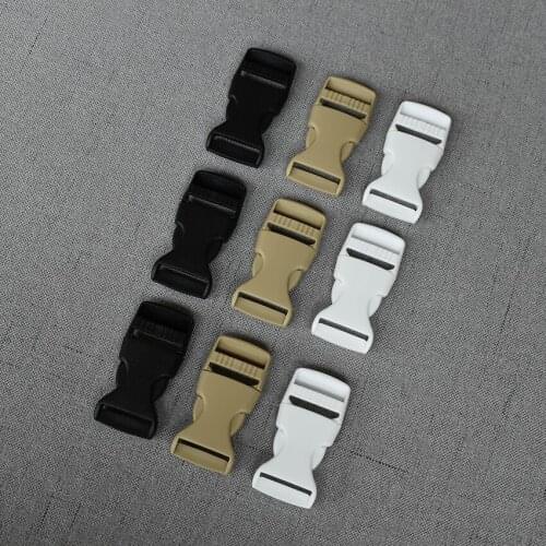 50 Pcs/Lot 20mm Colourful Plastic Release Buckle Strap For Bag Dog Collar Necklace Bracelet Paracord Sewing Accessory