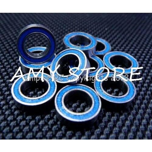 [50 PCS] MR106RS (6x10x3mm) Rubber Sealed Ball Bearing Bearings (BLUE) 6*10*3