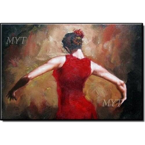 Scarlet Figure Girl Abstrac High Quality Oil Painting On Canvas For Living Room Home Decor Pictures Wall Art Paintings No Framed