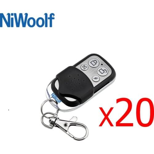 Free Shipping Wireless Metal Remote Controller 433MHz Black Long Work Distance For GSM Alarm System Home Security