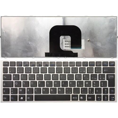French Laptop keyboard FOR SONY Vaio VPC YA15EC YA16EC YA25EC YA26EC YB15JC YB35JC PCG-31311T 31311U 31211W 31211N Silver/black
