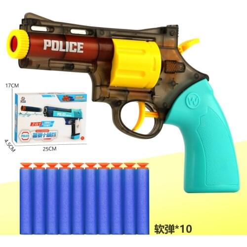 Toy Gun Desert Eagle Pistol Revolver Soft Bullet & Water Bullet Gun Police Suit Toy Gun Plastic Weapon Model Boys Birthday Gift