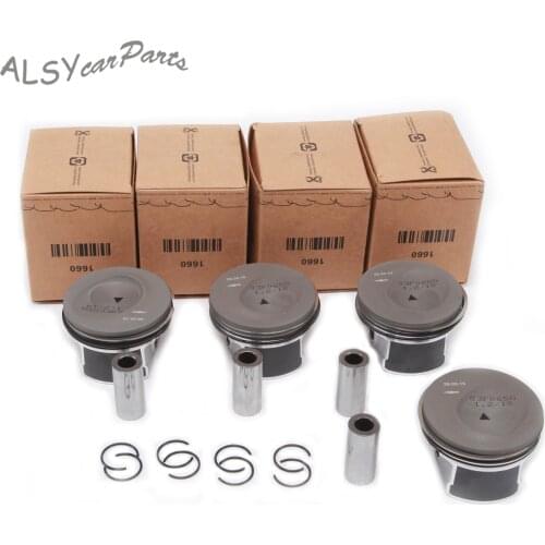 YIMIAOMO Engine Piston & Piston Ring Kit For Volkswagen Caddy Golf Plus Jetta Audi A1 A3 Skoda Seat 1.2TSI 03F107065F 03F198151