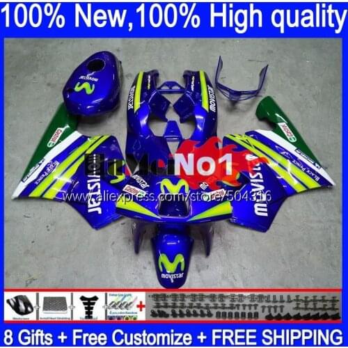 Body For HONDA NSR250R NS250 NSR 250 NSR 250R 1988 1989 131MC.16 MC16 MC18 PGM2 NSR250 R RR NSR250RR 88 89 Fairing Movistar Blue