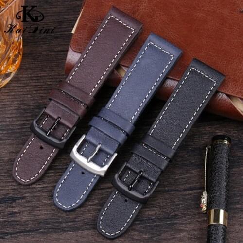 Leather Wristband Mens watch with optical kinetic energy CA0695-17E CA4210 AW1360 series 22mm black blue brown retro Calfskin