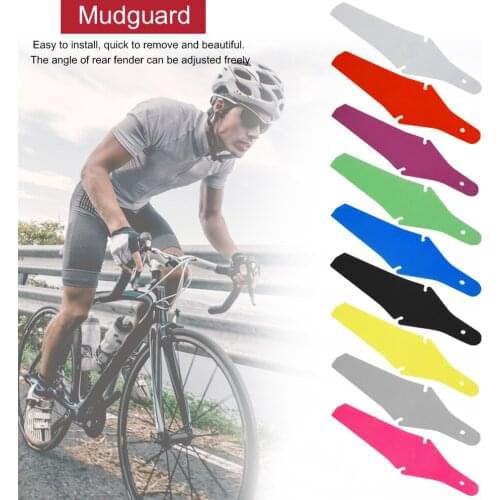 MTB Mountain Road Bike Fenders Plastic Cycling Bicycle Rear Wheel Mudguard Synthetic Fiber Plastic Material Bicycle Accessories
