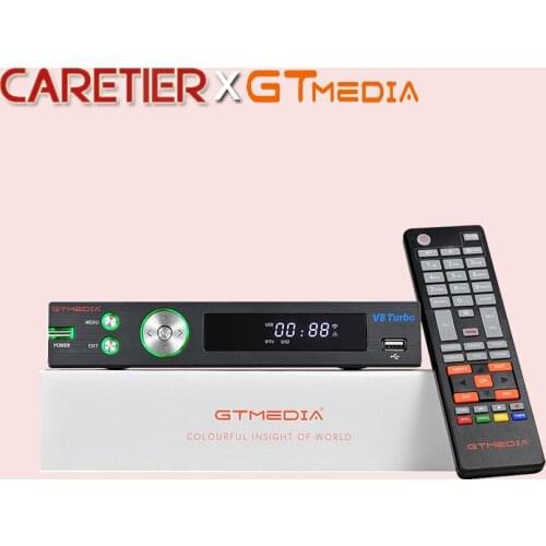 1PC NEW GTMEDIA V8 Turbo DVB-S2/S2X/T2/Cable/J.83B Satellite Receiver WIFI H.265 Support CA Card Slot Multi-Room Upgrade