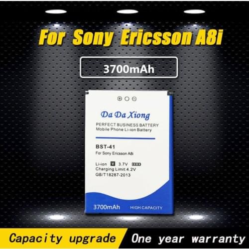 New High quality 3700mAh BST-41 Battery use for Sony Ericsson R800 R800i A8i M1i X1 X2 X2i X10 / Play Z1i Phone +Free shipping