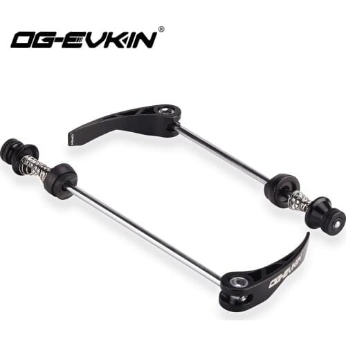 OG-EVKIN QR-001 Carbon Road Bike V Brake Quick Release Front 9x100mm Rear 9x135mm Cycling Bike QR for Road Hub Skewers